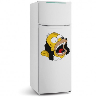 Adesivo de Geladeira - Homer Simpson