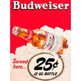 Placa Decorativa - Budweiser
